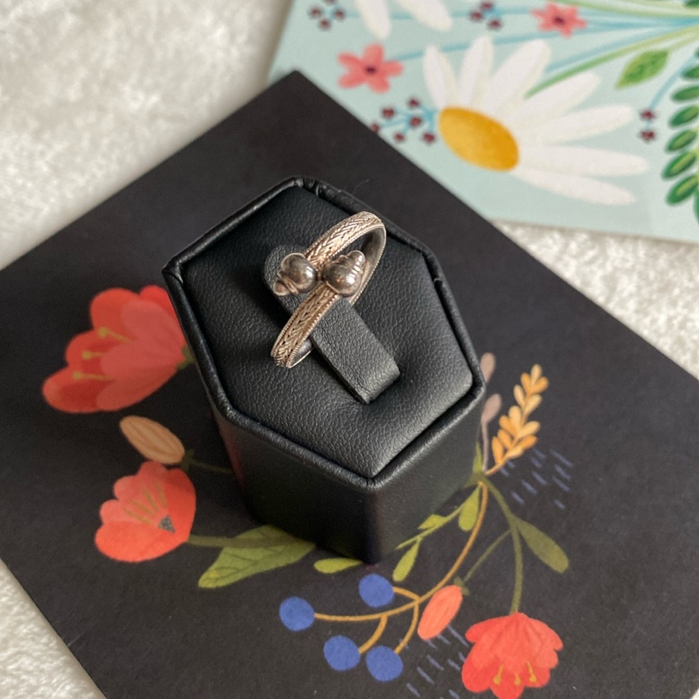 .925 Steering Silver Ring Size 8